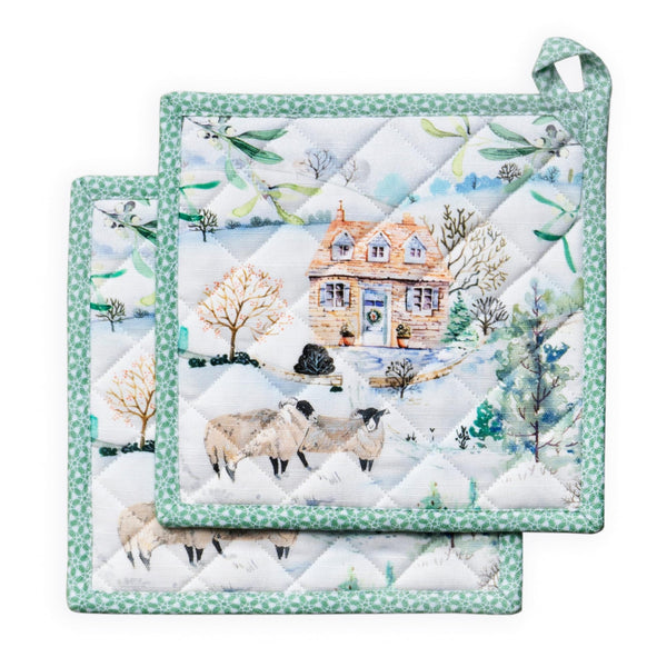 Snowy World Pot Holders