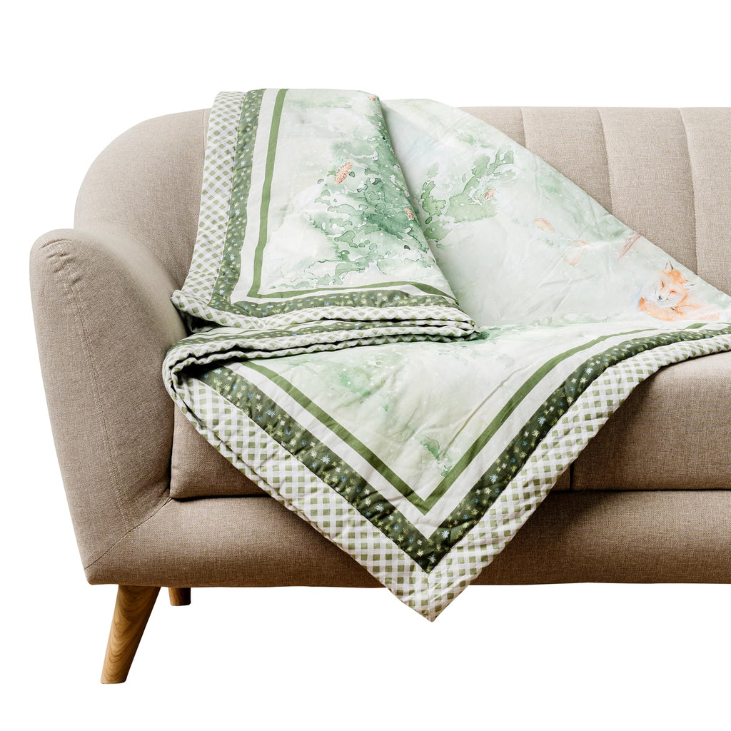 Winter Mornings Throw Blankets