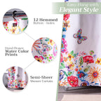 Happy Florals Shower Curtains