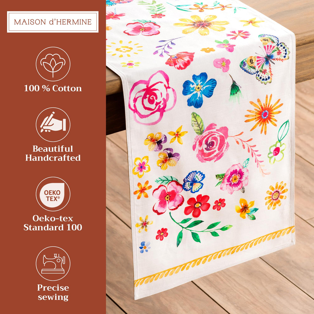 Happy Florals Table Runners