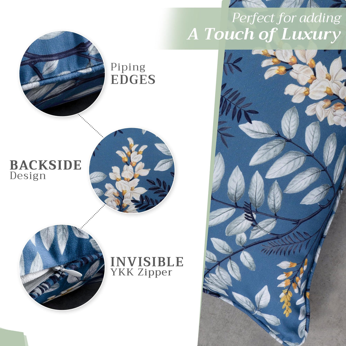 Feuillage Throw Pillow Covers