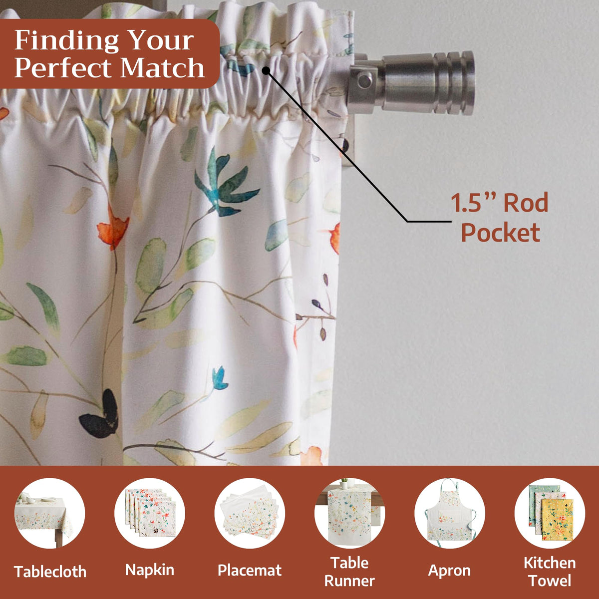 Colmar Kitchen Curtains