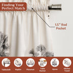 Amazonia Kitchen Curtains