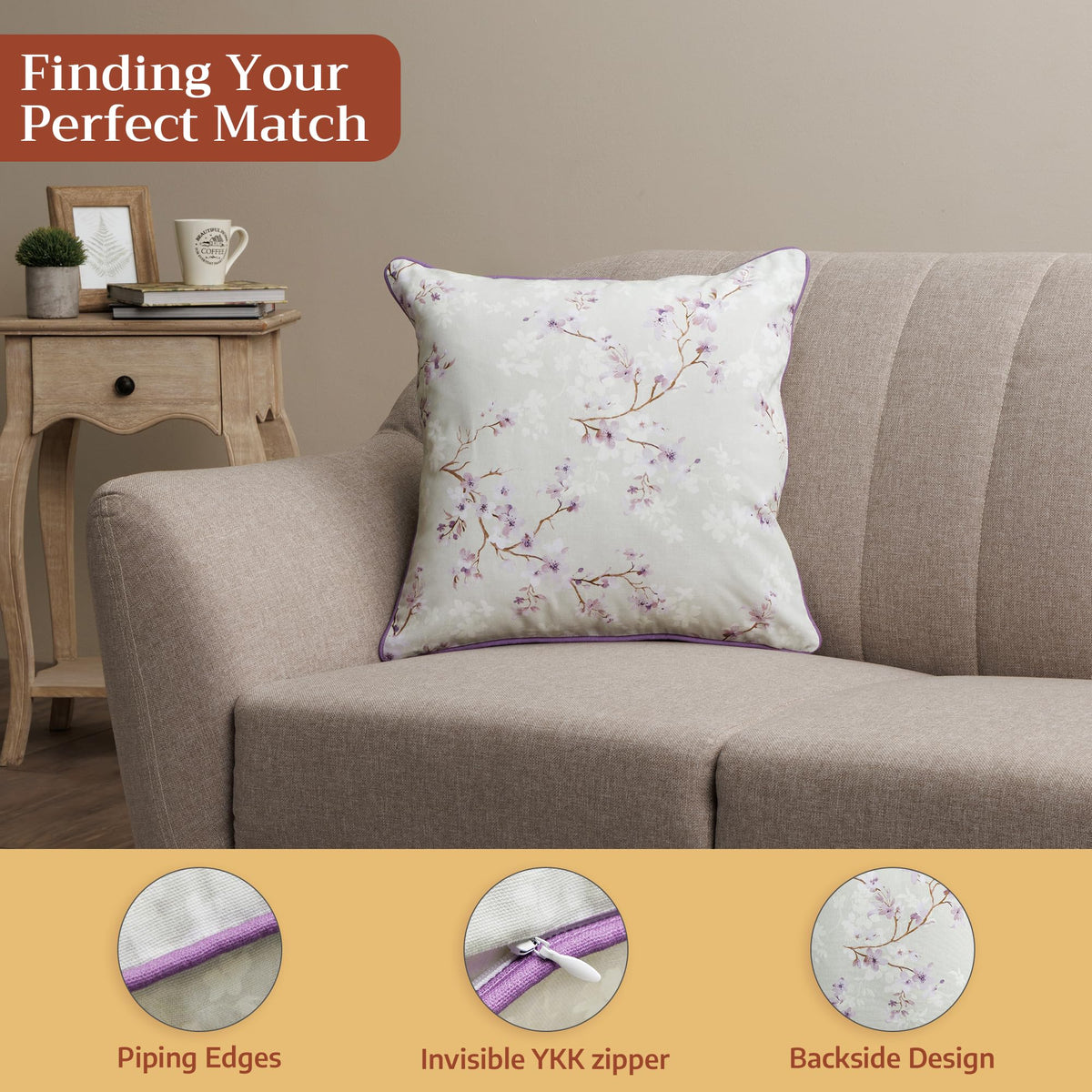 Blossoms In Spring Throw Pillow Covers