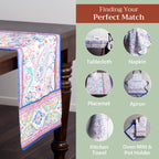 Indian Floral Table Runners