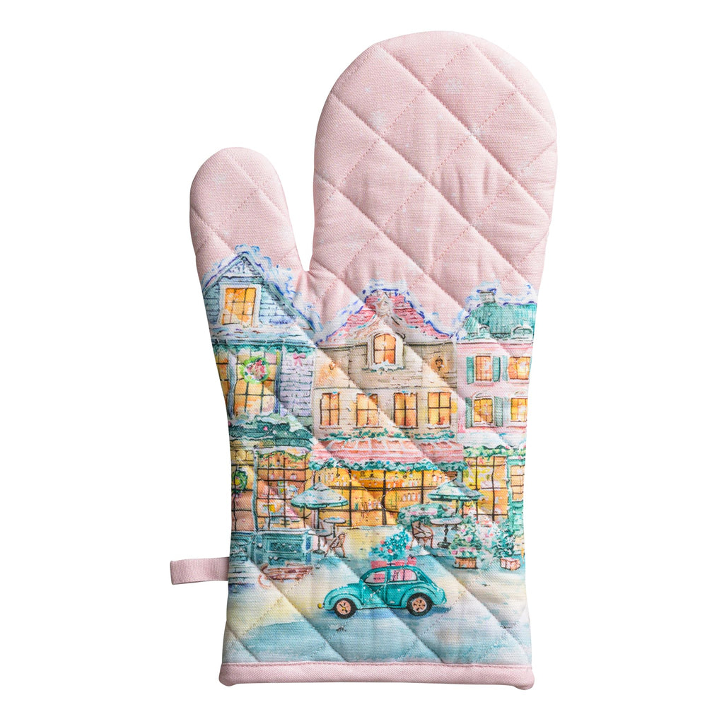 Christmas Market Oven Mitts