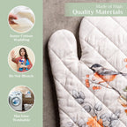 Whitish Shabby Chique Oven Mitts
