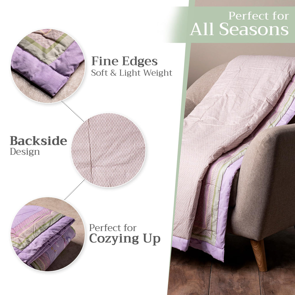 Magnolia Mornings Throw Blankets