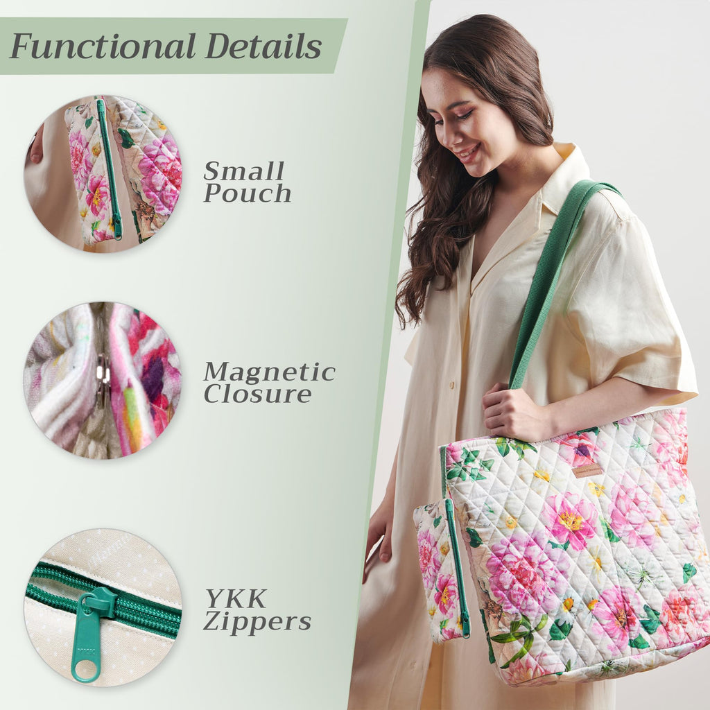 Pivoine Shopping Bags