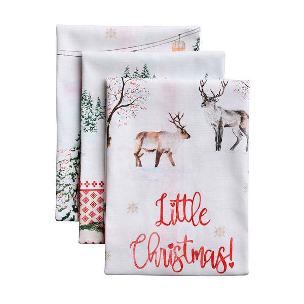 Rural Christmas Kitchen Towels