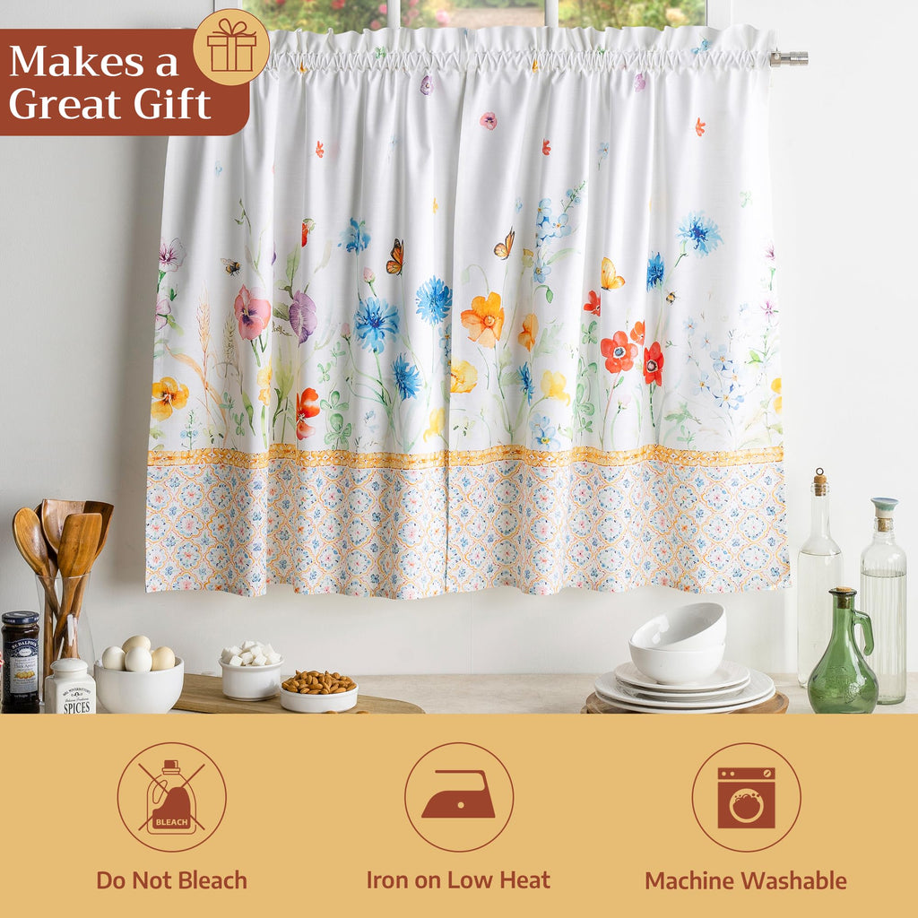 Summer Whisper Kitchen Curtains