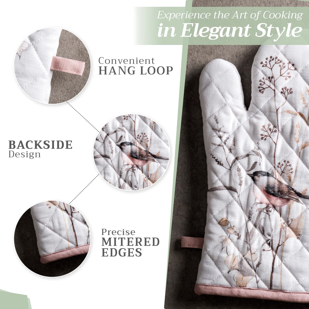 Meadow Florals Oven Mitts