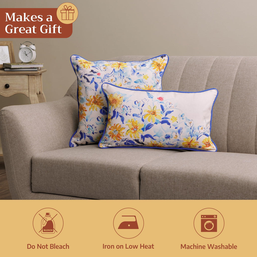 Girassol Throw Pillow Covers