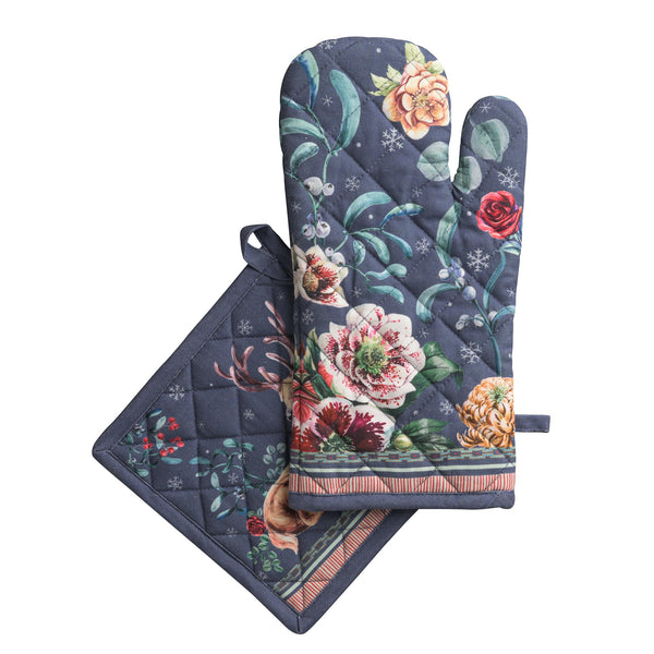 Christmas Joy Oven Mitts + Pot Holders