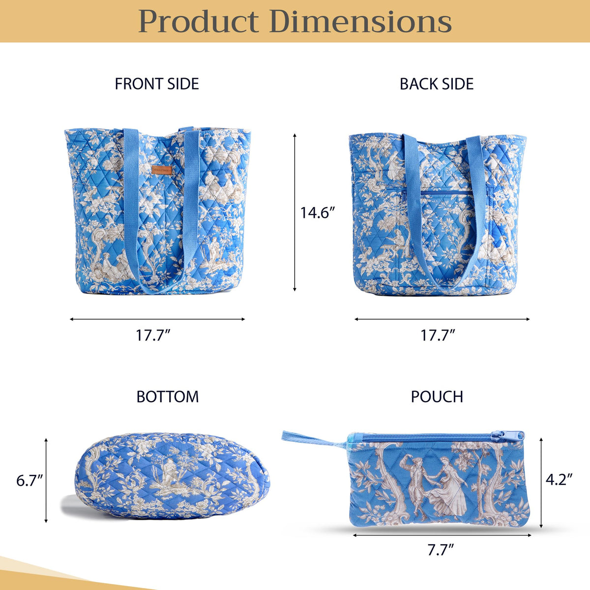 Joli Jouy Shopping Bags