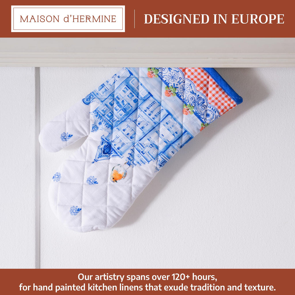 Amsterdam Canals Oven Mitts