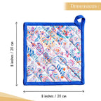 Indian Floral Pot Holders