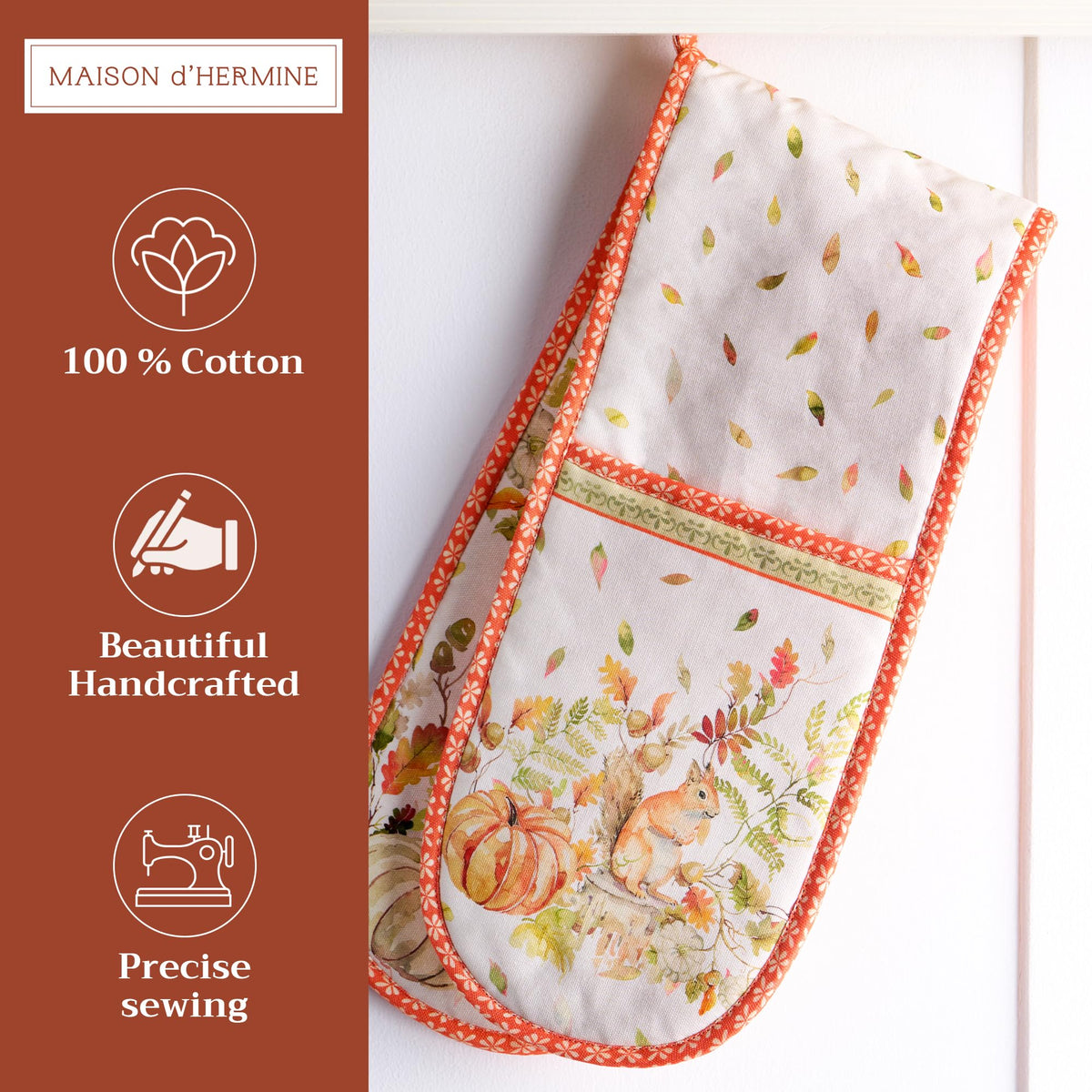Pumpkin Passion Double Oven Mitts