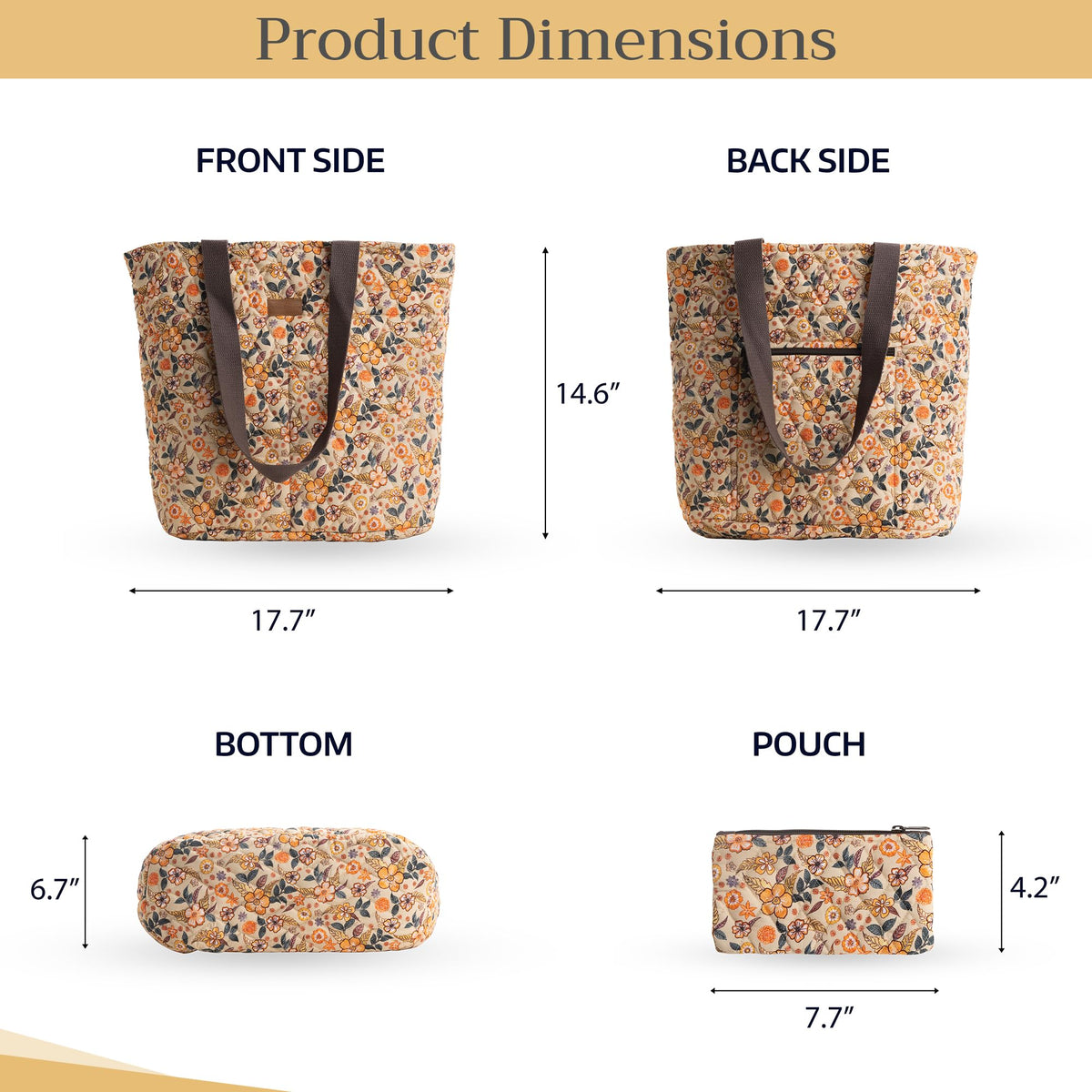 Floral Rain Shopping Bags