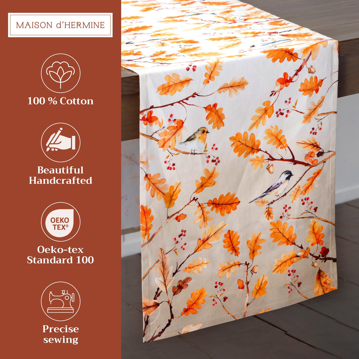 Oak Leaves Table Runners
