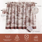 Holy Jouy Kitchen Curtains