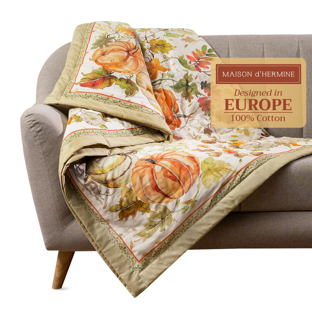 Pumpkin Passion Throw Blankets