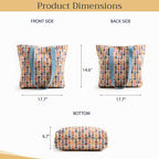 Ikat Canvas Tote Bags