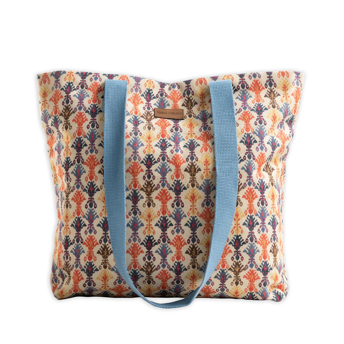Ikat Canvas Tote Bags