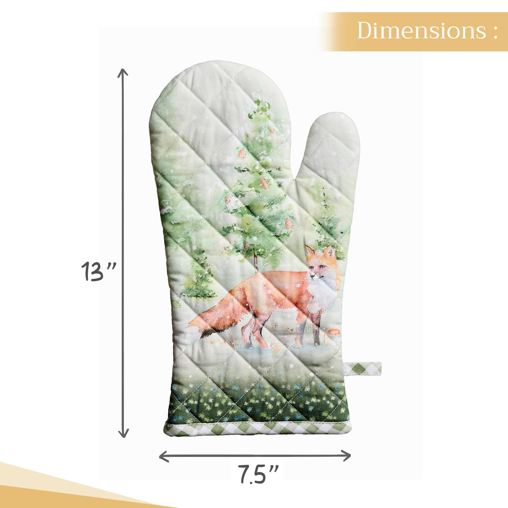 Winter Mornings Oven Mitts