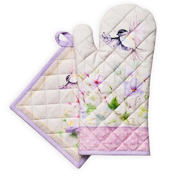 Magnolia Mornings Oven Mitts + Pot Holders
