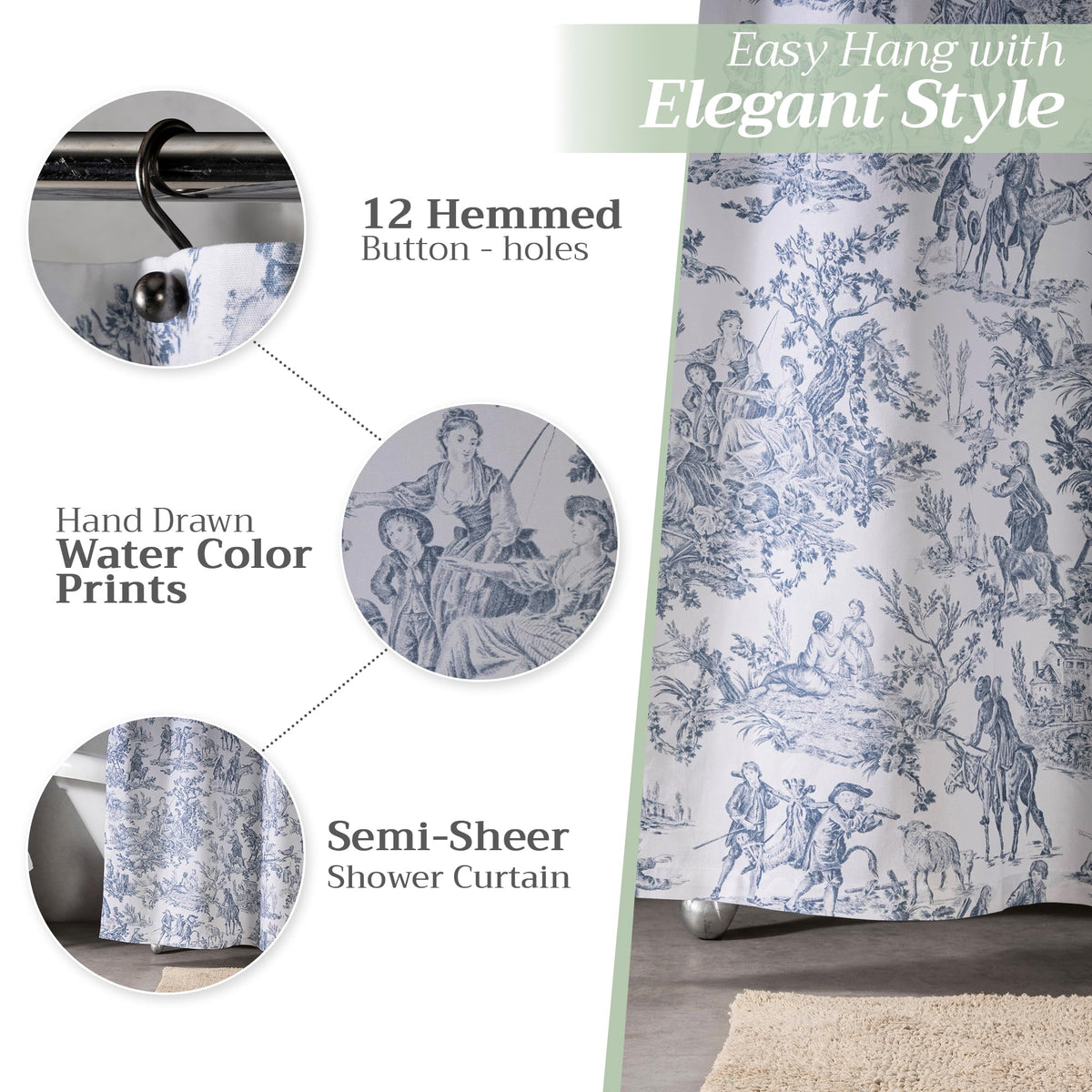 The Miller Shower Curtains