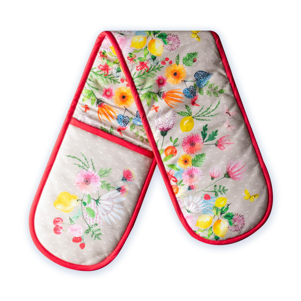 Jardin D'Ete Double Oven Mitts