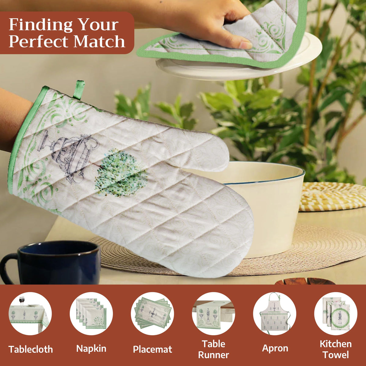 Jardin Du Roy Oven Mitts