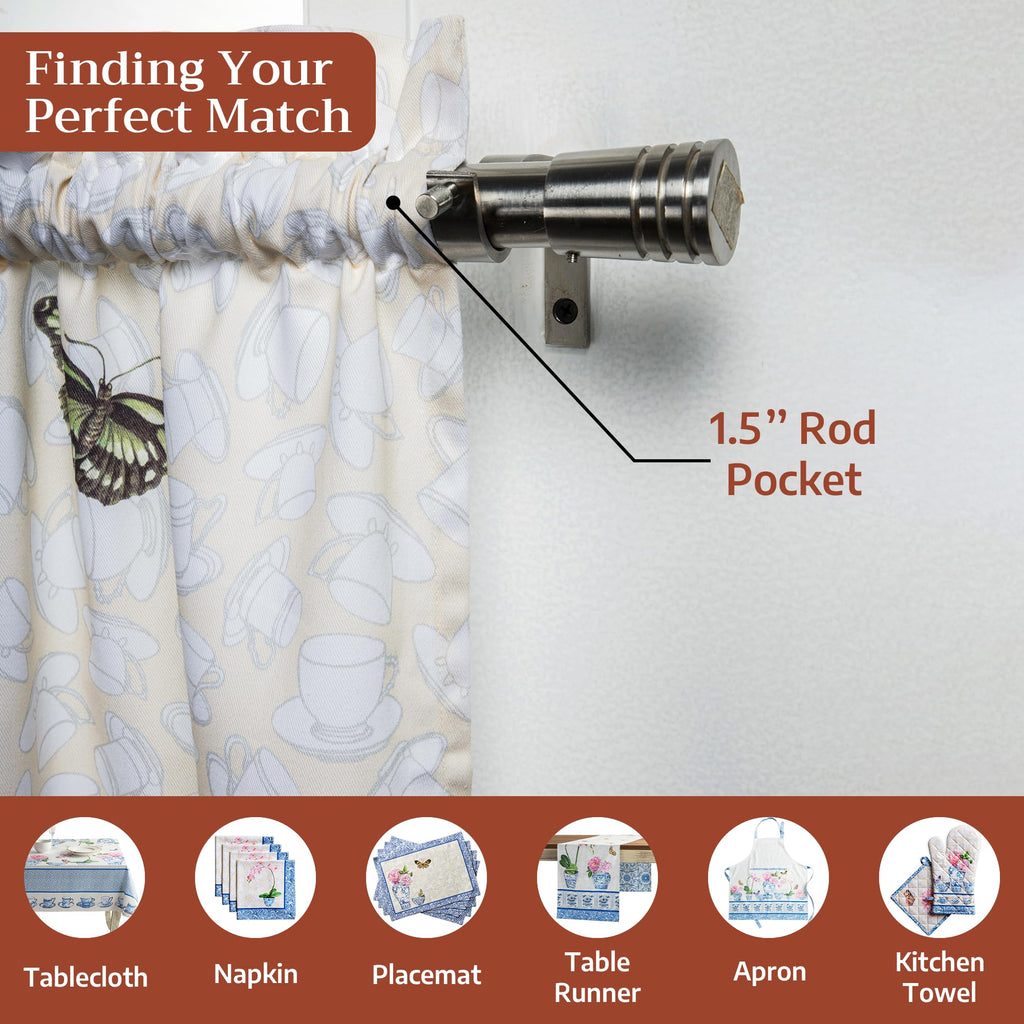 Canton Kitchen Curtains