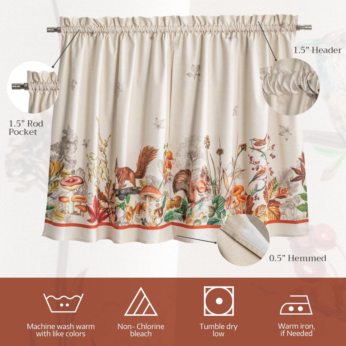 Recolte Kitchen Curtains