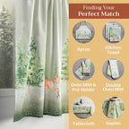 Winter Mornings Kitchen Curtains