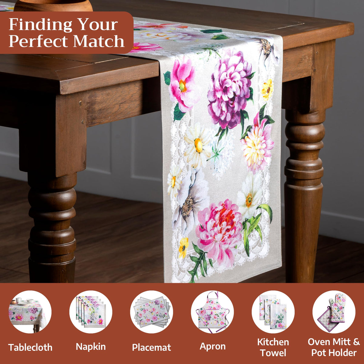 Pivoine Table Runners