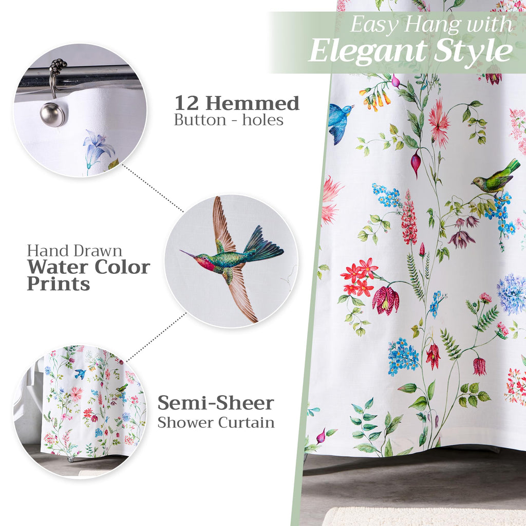 Neo Ipomee Shower Curtains