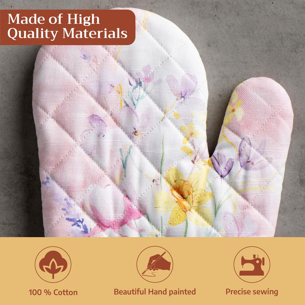 Easter Zest Oven Mitts