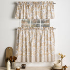Pretty Autumn Kitchen Curtains