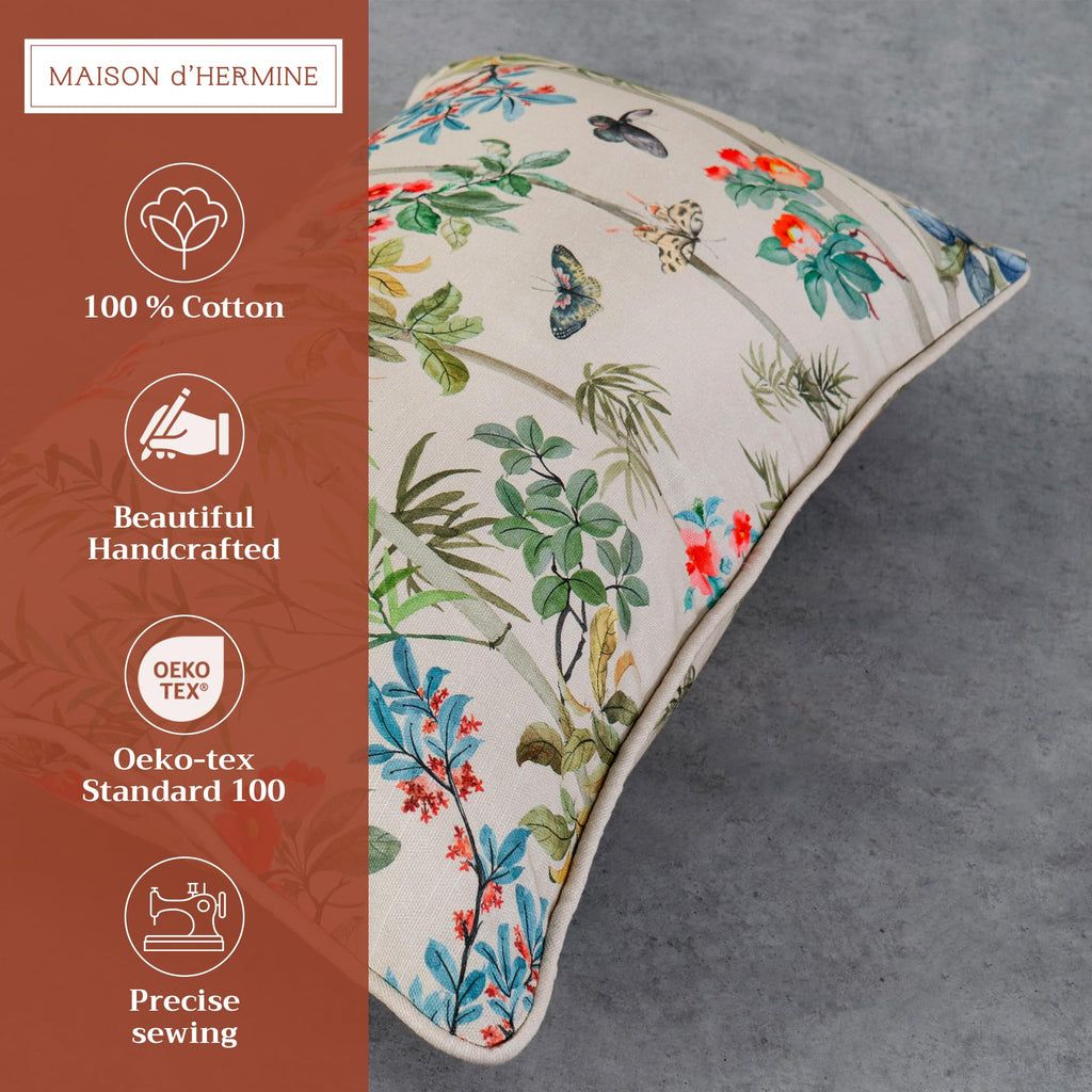 Canne Throw Pillow Covers