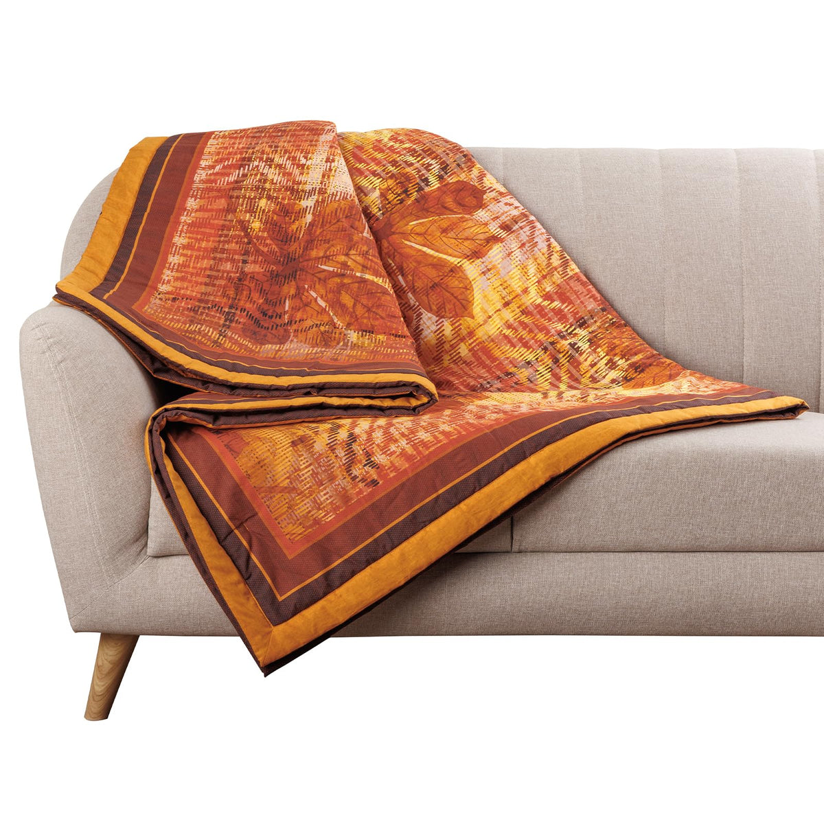 Thanksgiving Tartan Throw Blankets