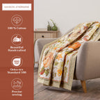 Pumpkin Passion Throw Blankets