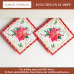 Poinsettia Christmas Pot Holders