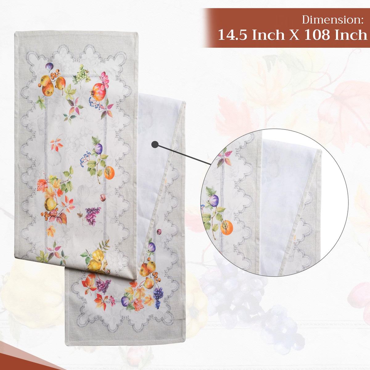 Fruit D'Hiver Table Runners
