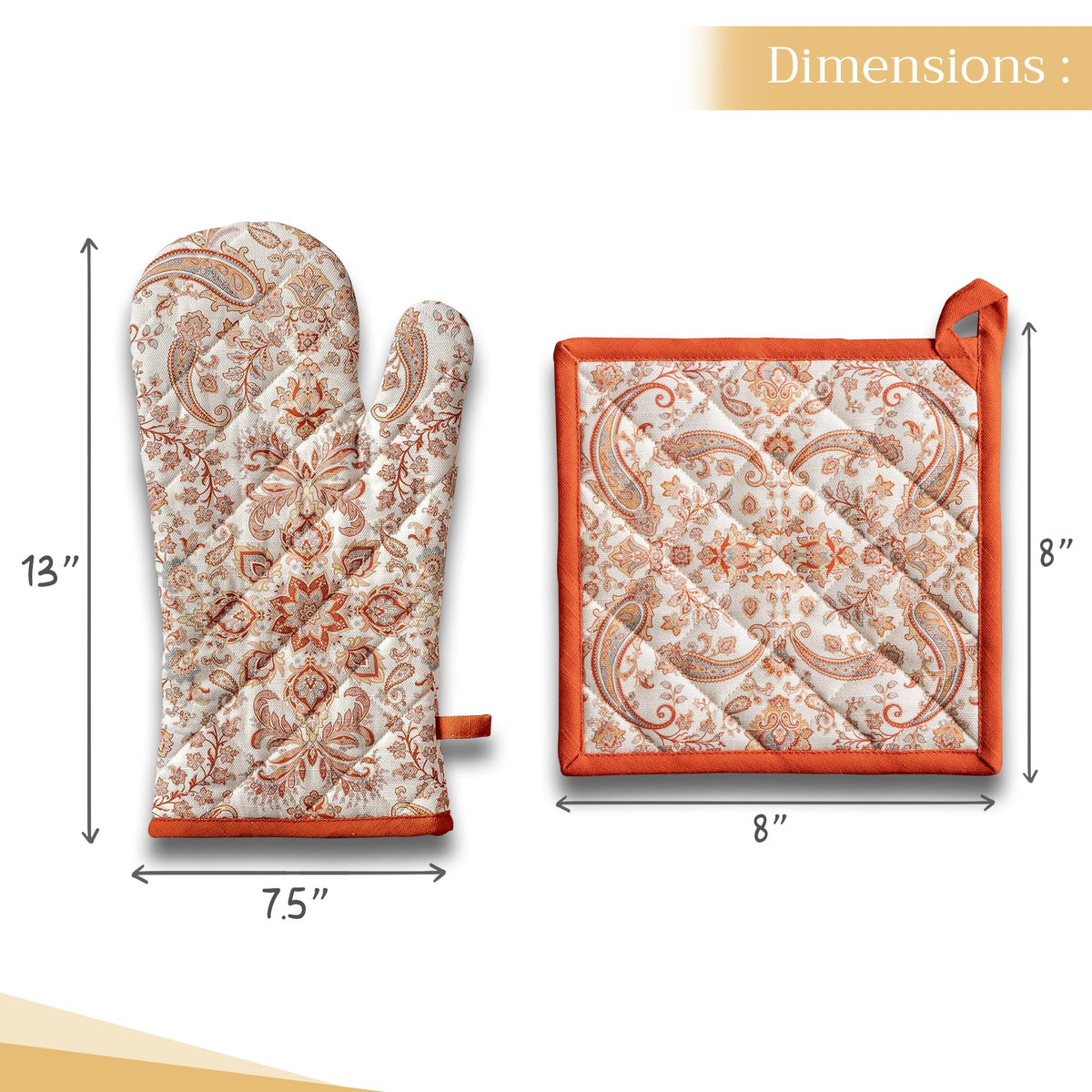 Cachemire Oven Mitts + Pot Holders