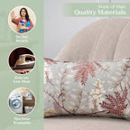 Feuillage Throw Pillow Covers