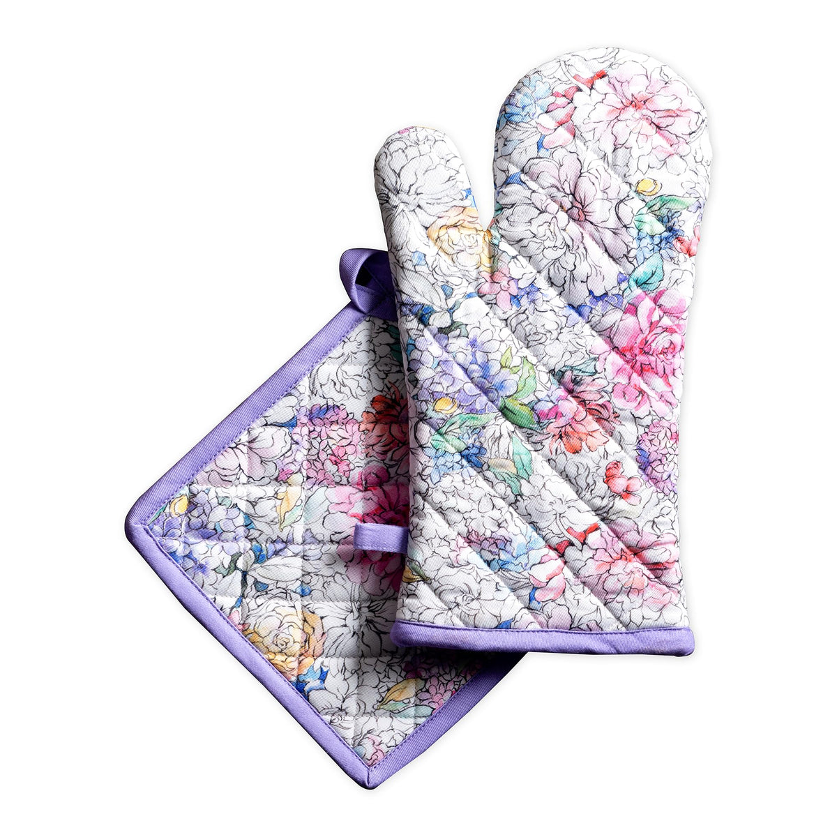 Floral Love Oven Mitts + Pot Holders