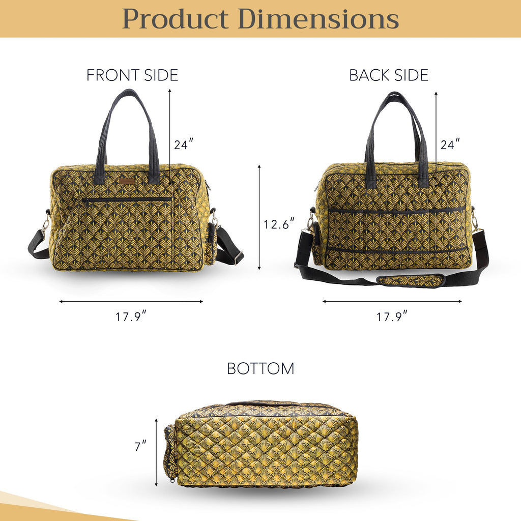 Art Deco Weekend Bags