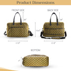 Art Deco Weekend Bags